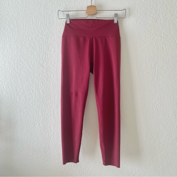 Buffbunny vibe leggings small cabernet - Picture 2 of 4